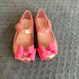 Mini Melissa Bow Sandals Size 9